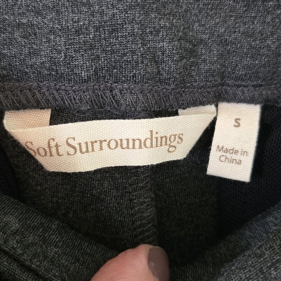 Soft Surroundings Gray Knit Leggings Size Small - Picture 5 of 6